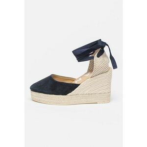 Espadrile wedge de piele intoarsa Hamptons imagine