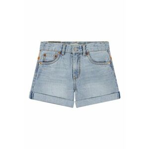 Pantaloni scurti de denim cu segment brodat imagine