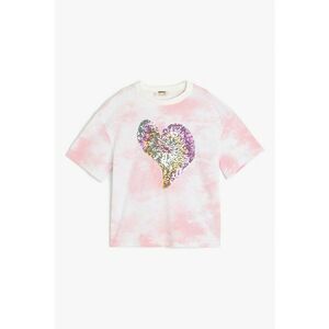 Tricou supradimensionat cu paiete imagine