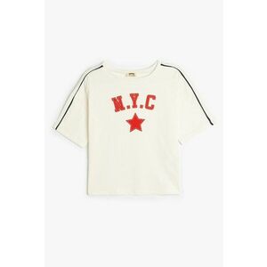 Tricou cu text brodat imagine