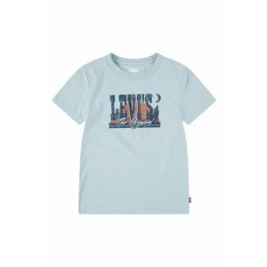 Tricou cu decolteu la baza gatului si imprimeu logo imagine
