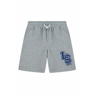 Pantaloni scurti din amestec de bumbac cu model text imagine