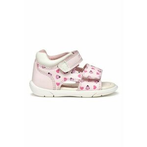 Sandale de piele ecologica cu velcro si model imagine