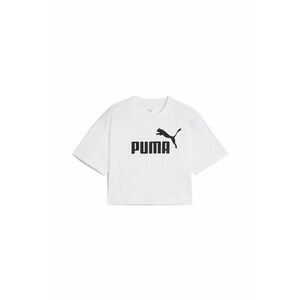 Tricou pentru Fete - ess no 1 logo short length tee g - 684939-02 - Alb imagine