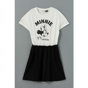 Rochie combi cu imprimeu imagine