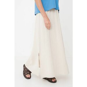 Fusta maxi de bumbac organic cu slituri laterale imagine