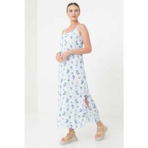 Rochie maxi cu model cu animal print imagine