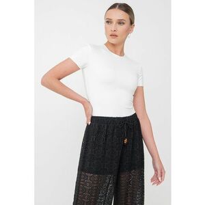 Body cu decolteu rotund si model uni imagine