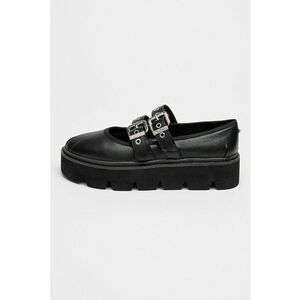 Balerini flatform de piele ecologica Darya Mary imagine