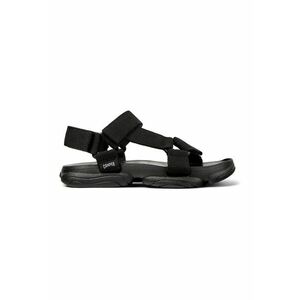 Sandale uni din material textil cu velcro imagine