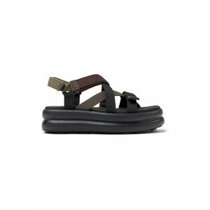 Sandale flatform din material textil imagine
