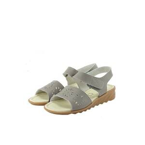 Sandale gri din piele naturala Catis M5 382 imagine