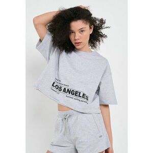 Tricou lejer cu imprimeu text imagine