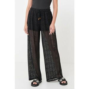 Pantaloni din dantela cu croiala ampla imagine