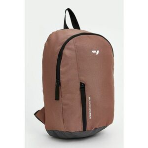 Rucsac din material textil cu fermoar si imprimeu text imagine