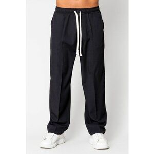 Pantalon lung cu snur Black II 15993 imagine