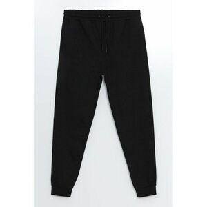 Pantaloni uni de trening din amestec de bumbac imagine