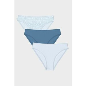 Set de chiloti brazilieni din amestec de bumbac - 3 perechi imagine