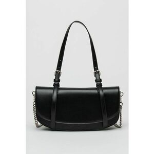 Geanta crossbody de piele ecologica cu bareta detasabila de lant imagine