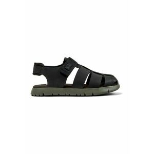 Sandale fisherman de piele cu velcro imagine
