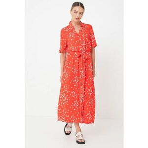 Rochie-camasa maxi vaporoasa cu model floral Island Escape imagine