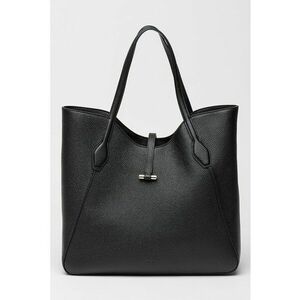 Geanta tote din piele cu aspect texturat imagine