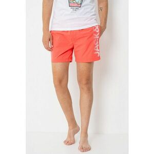 Pantaloni scurti de baie cu snur de ajustare si logo imagine