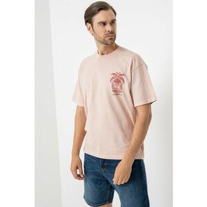 Tricou din bumbac cu imprimeu discret imagine