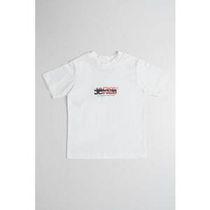 Tricou cu imprimeu logo discret imagine