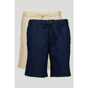 Set de pantaloni cu model uni si buzunare laterale - 2 perechi imagine