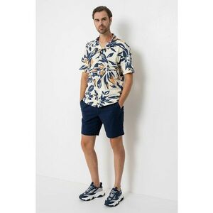 Camasa relaxed fit din jerseu cu model floral Piero imagine