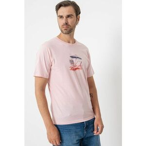 Tricou cu decolteu la baza gatului si logo imagine