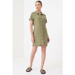 Rochie-camasa cu un cordon in talie Nova imagine