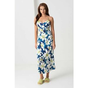 Rochie midi cu croiala dreapta si bretele inguste imagine