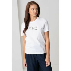 Tricou din bumbac cu imprimeu grafic imagine