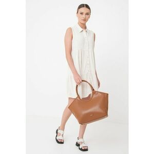 Rochie din amestec de in cu croiala stratificata Siesta imagine