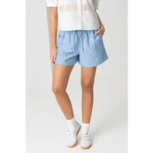 Pantaloni scurti din amestec de bumbac cu snur de ajustare in talie imagine