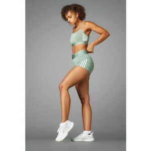 Pantaloni scurti cu talie inalta si logo pentru fitness imagine