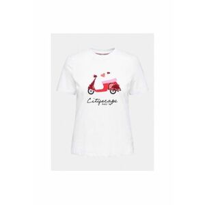 Tricou dama - 303602994 - Bumbac - XS INTL - Alb imagine