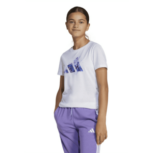 Tricou regular fit cu imprimeu logo - Alb - Albastru - imagine