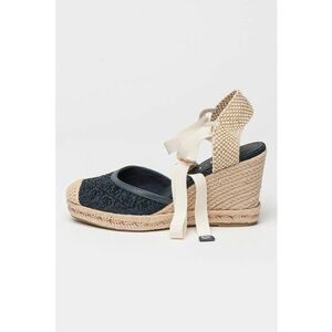 Espadrile wedge cu model monograma imagine