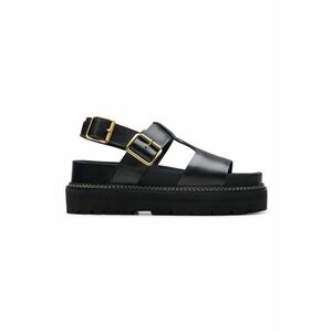 Sandale de piele cu platforma imagine