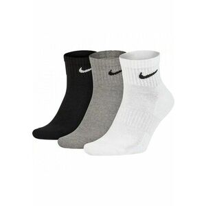 Set 3 perechi sosete Everyday Lightweight Training Ankle - alb/gri/negru - imagine