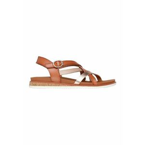 Sandale de piele ecologica cu barete multiple imagine