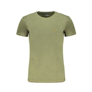 Tricou barbati - cu mini logo brodat - Regular Fit - Verde imagine
