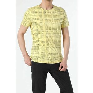 Tricou de bumbac cu imprimeu text imagine