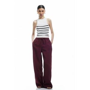 Pantaloni ampli din amestec de modal imagine