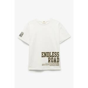 Tricou de bumbac cu text imagine
