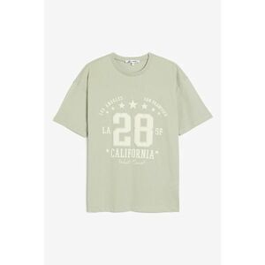 Tricou lejer cu decolteu la baza gatului imagine