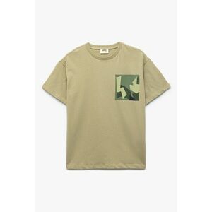 Tricou cu decolteu la baza gatului - de bumbac imagine
